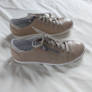 Mobils Hawai Light Sand Genuine Leather Sneakers